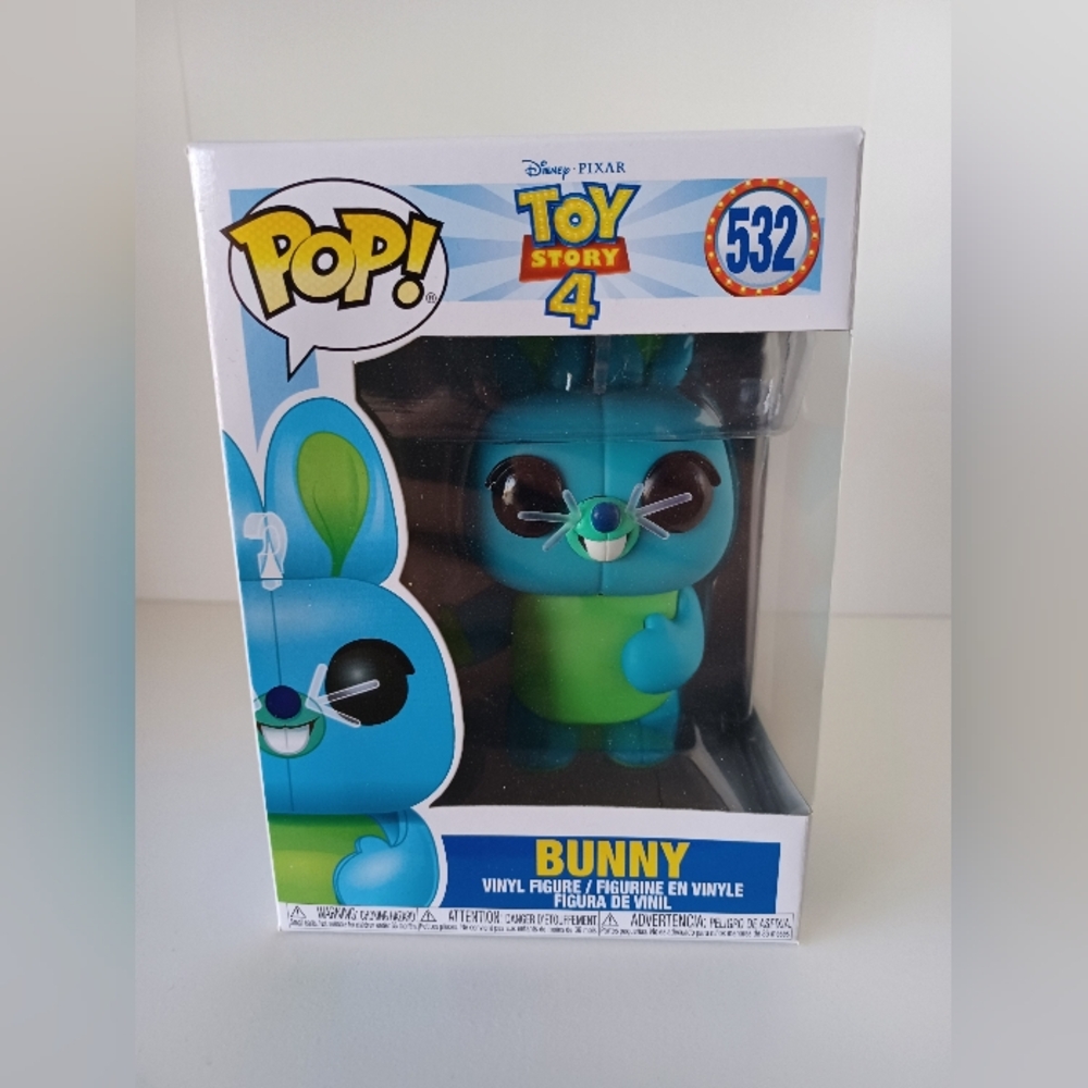 Pixar Disney Bunny 532 From Toy Story‎ 4 Vinyl Figure Funko Pop Toy Collectible